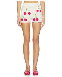 CAPITTANA - Sasha Cherry Short - Lyst