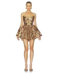 Bronx and Banco - Strapless Sequin Mini Dress - Lyst