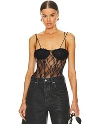 Free People - X Intimately Fp If You Dare Bodysuit In Black - Lyst