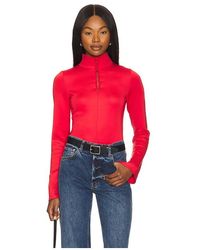 Hudson Jeans - Long Sleeve Hook & Eye ボディスーツ - Lyst