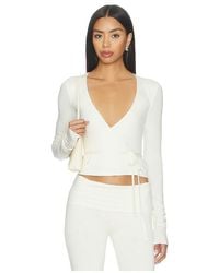 ÉTERNE - Wrap Top - Lyst