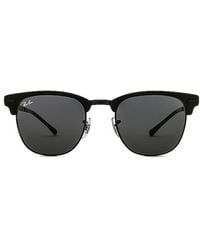 Ray-Ban - Clubmaster Metal Sunglasses - Lyst