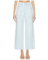 Mother - Pierna Ancha Smoothie Carpenter Ankle En Color Denim Claro Talla (También En 25, 26, 27, 28, 29, 30, 31, 32) - Lyst