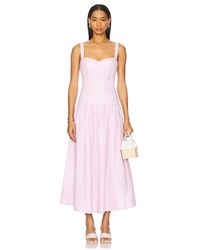 Nicholas - X Revolve Makenna Corset Midi Dress - Lyst