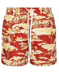 Les Deux - Stan Ruins Swim Shorts 2.0 - Lyst