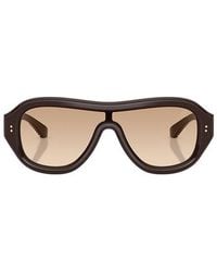 Burberry - Shield Sunglasses - Lyst