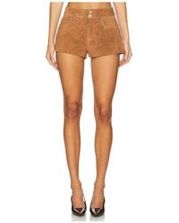 Blank NYC - Suede Hot Short - Lyst