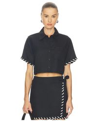 Jonathan Simkhai - Auggie Camp Shirt - Lyst