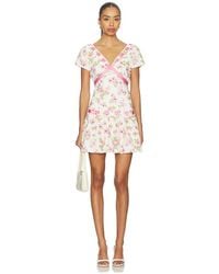 Frankie's Bikinis - Belladonna Poplin Mini Dress - Lyst