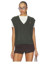 Polo Ralph Lauren - Wool Cashmere Sleeveless Pullover - Lyst