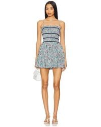 Free People - Bali Checked Out Printed Dress - Lyst