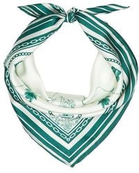 YELLOW THE LABEL - Silk Scarf - Lyst