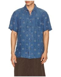 Faherty - Short Sleeve Palma Linen Shirt - Lyst