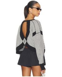 Free People - X Fp Movement My Time Layer Textured Reversible Sweatshirt - Lyst