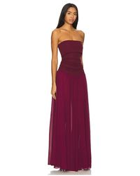 black western maxi dress Annva USA V Neck Long Sleeve Maxi Dress with Waist Tie for Women