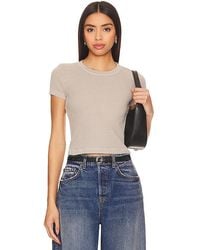 James Perse - T-SHIRT MANCHES COURTES - Lyst