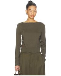 Polo Ralph Lauren - Long Sleeve Boat Neck Top - Lyst