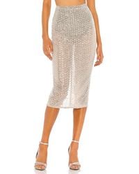 Camila Coelho - Beatriz Midi Skirt - Lyst