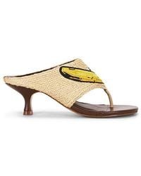 FARM Rio - Raffia Icons Kitten Heel - Lyst