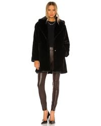 Lamarque - Abrigo Piel Sintética Linnea En Color Negro Talla (También En Xs, S, M, Xl) - Lyst