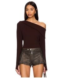 LNA - Penn Ribbed Top - Lyst