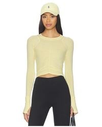 Free People - X Fp Movement Tempo Ruched Long Sleeve Top - Lyst