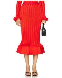 Jonathan Simkhai - Hollis Midi Skirt - Lyst