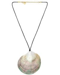 Lovers + Friends - Avery Shell Necklace - Lyst