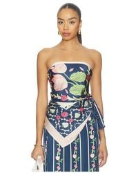 VERANDAH - Lotus And Mallipoo Scarf Blouse - Lyst