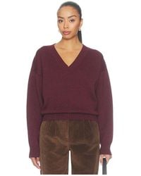 Rohe - Sculptural Compact V Neck Sweater - Lyst