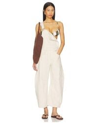 Free People - X We The Free Good Luck Overall - Lyst