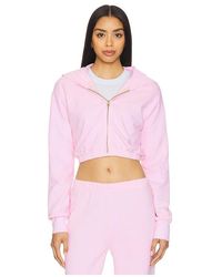 Lamade - Zip Up Crop Hoodie - Lyst