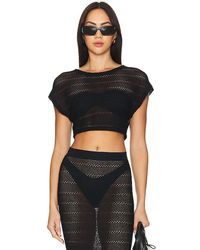 PQ Swim - TOP CROPPED MAILLE CROCHET RENEE - Lyst