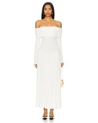 WeWoreWhat - Off Shoulder Ruched Midi Dress - Lyst