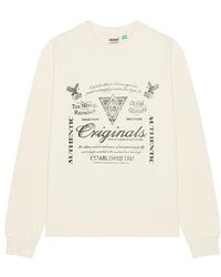 Guess - Sudadera En Color Crema Talla (También En M, S, Xl/1X) - Lyst