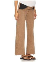 PAIGE - Umstandsjeans Mit Geradem Bein Anessa - Lyst