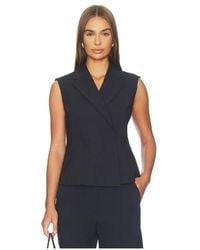 Theory - Hourglass Asymmetric Vest Top - Lyst