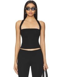 MAJORELLE - Royce Top en Black - Lyst