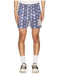 Ryoko Rain - Seigaiha Waves Shorts - Lyst