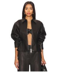 The Sei - Fitted Leather Jacket - Lyst