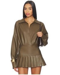 Norma Kamali - Body En Color Verde Oscuro Talla (También En S, Xs) - Lyst