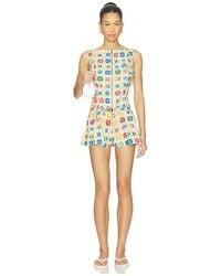 Free People - Dune Dancer Printed Romper - Lyst