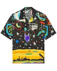 Palm Angels - Starry Night Bowling Shirt - Lyst