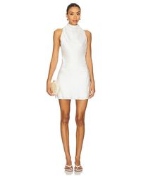 SNDY'S X Revolve Alessia Drop Waist Dress in White | Lyst