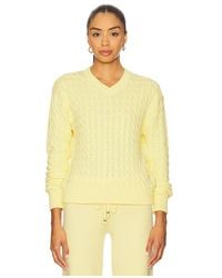 Frankie's Bikinis - Jersey Prince Cable Knit En Color Amarillo Talla (También En M, S, Xs, Xxs) - Lyst
