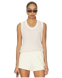 Varley - Aldcroft Stitch Knit Tank Top - Lyst