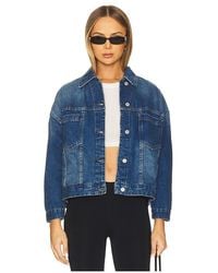 Free People - X We The Free Opal Swing Denim Jacket - Lyst
