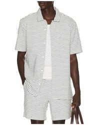 BOUND - Stripe Jacquard Shirt - Lyst