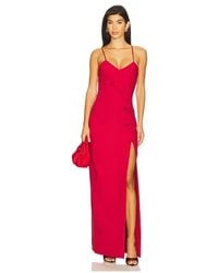 Cinq À Sept - Vestido Largo Elea En Color Rojo Talla (También En 10, 6, 8) - Lyst