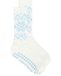 WellBeing + BeingWell - Fair Isle Grip Sock - Lyst